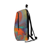 Abstract Swirl Designed Backpack