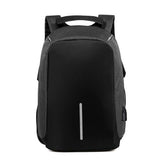 Anti-theft Bag Men Laptop Rucksack Travel Backpack USB Charger College