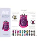 Pink Peace Sign Mini Preschool All-in-One Backpack For Toddlers