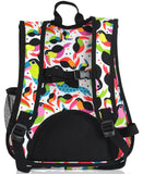 Pink Peace Sign Mini Preschool All-in-One Backpack For Toddlers