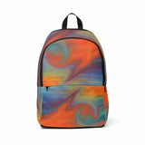 Abstract Swirl Designed Backpack
